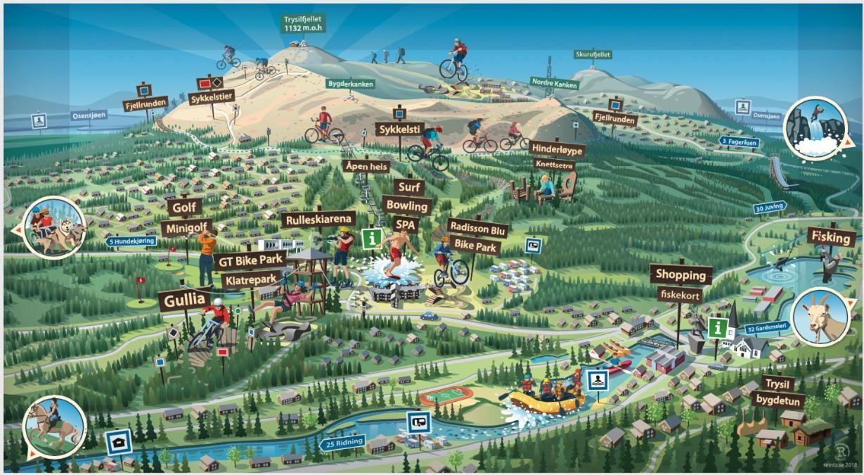 In The Middle Of Trysil Fjellet - Welcome Center - Apartment With 4 Bedrooms And Sauna - By Bike Arena And Ski Lift Eksteriør bilde
